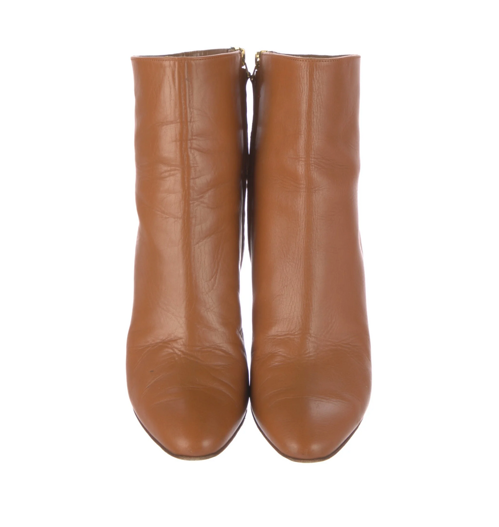 Manolo Blahnik Brown Leather Boots