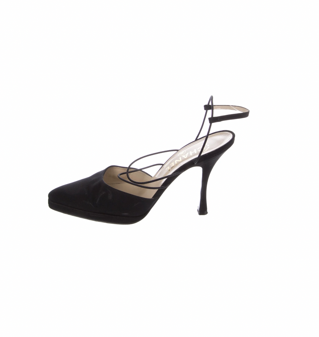 Vintage Chanel 1997 Slingback Pumps
