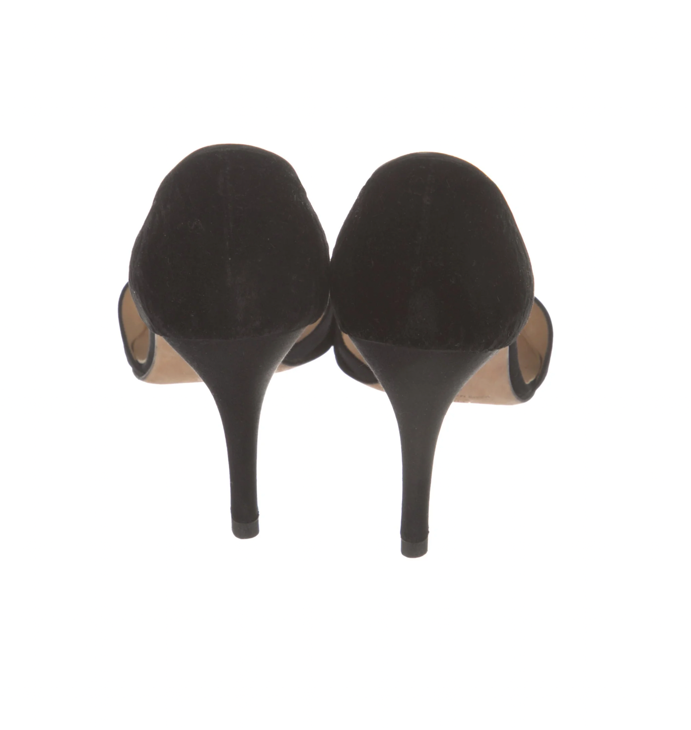 Manolo Blahnik Velvet D'Orsay Pumps