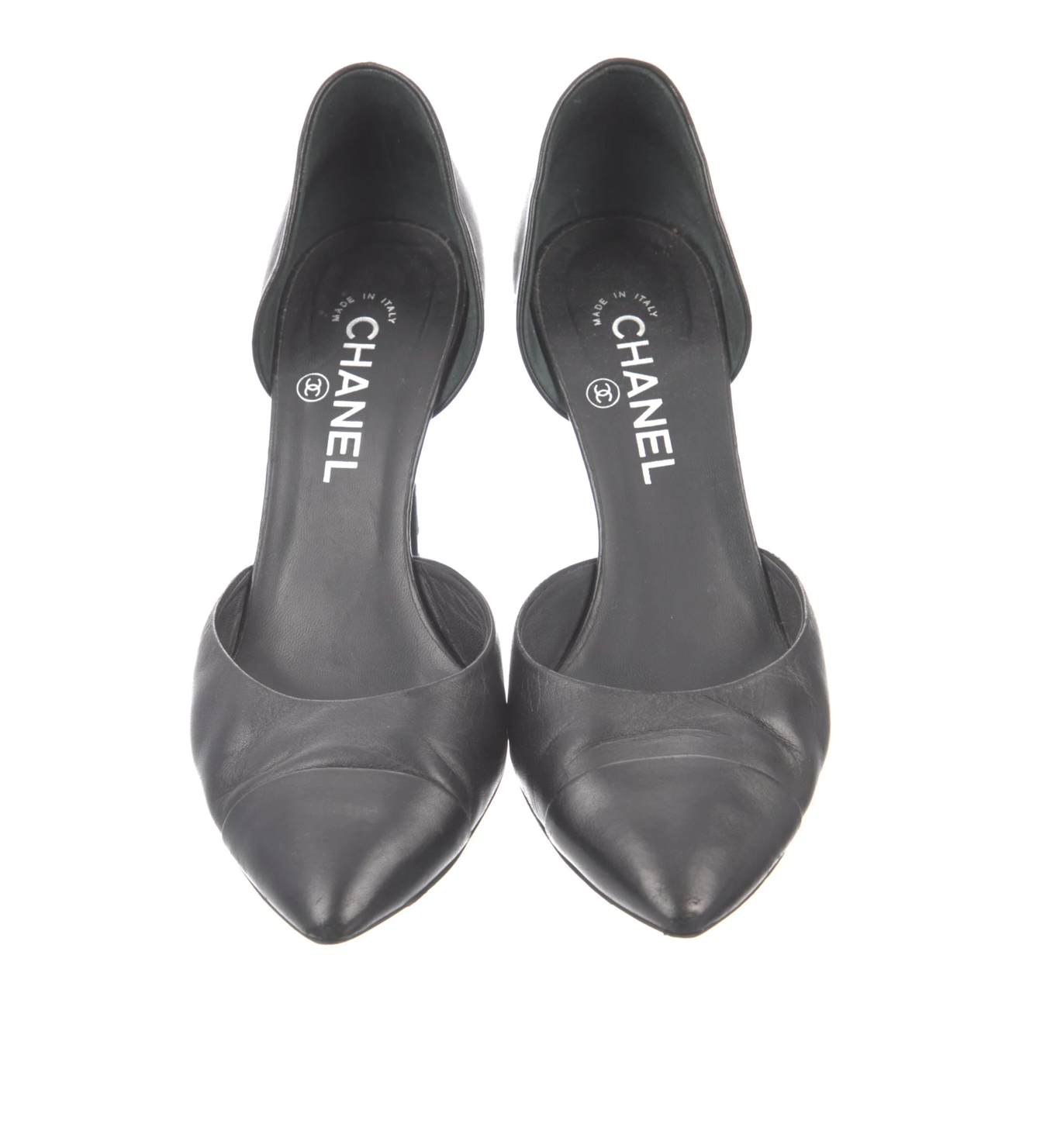 Chanel 2014 Interlocking CC Logo D'Orsay Pumps