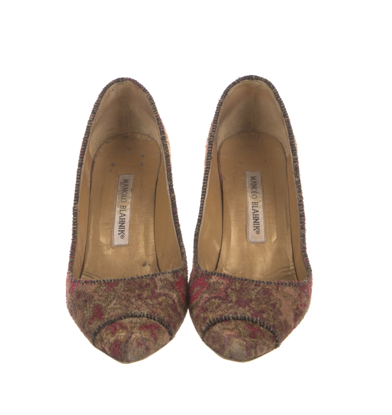 Manolo Blahnik Printed Pumps