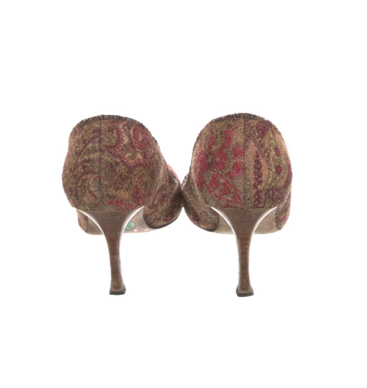 Manolo Blahnik Printed Pumps
