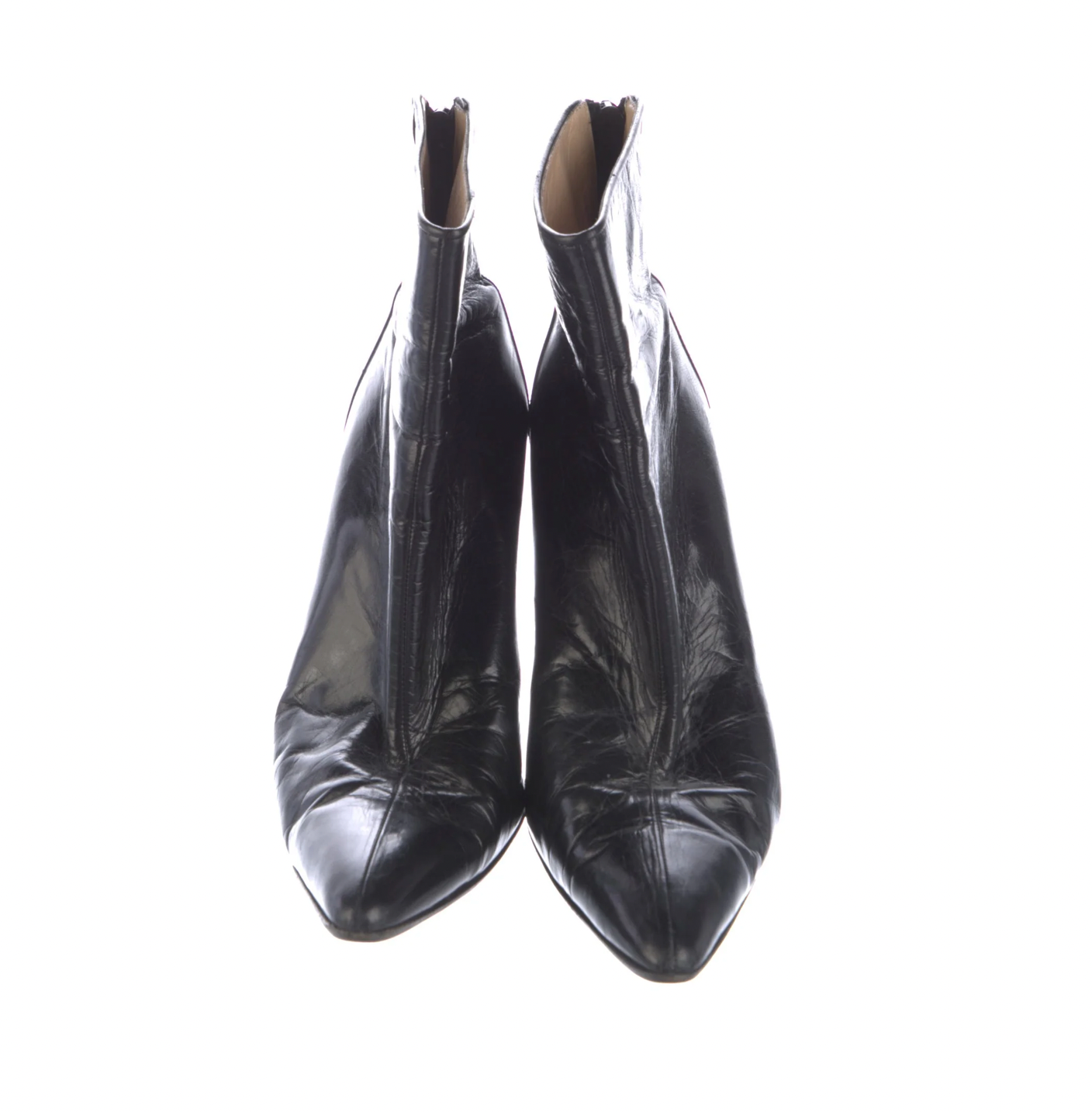 Manolo Blahnik Black Leather Boots