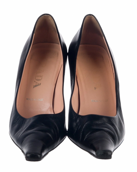 Classic Prada Leather Pumps