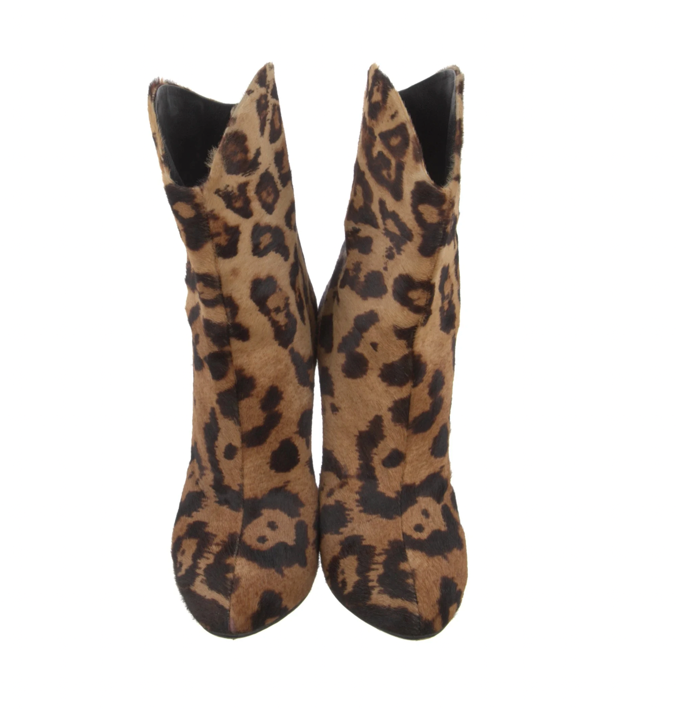 Salvatore Ferragamo Ponyhair Animal Print Boots