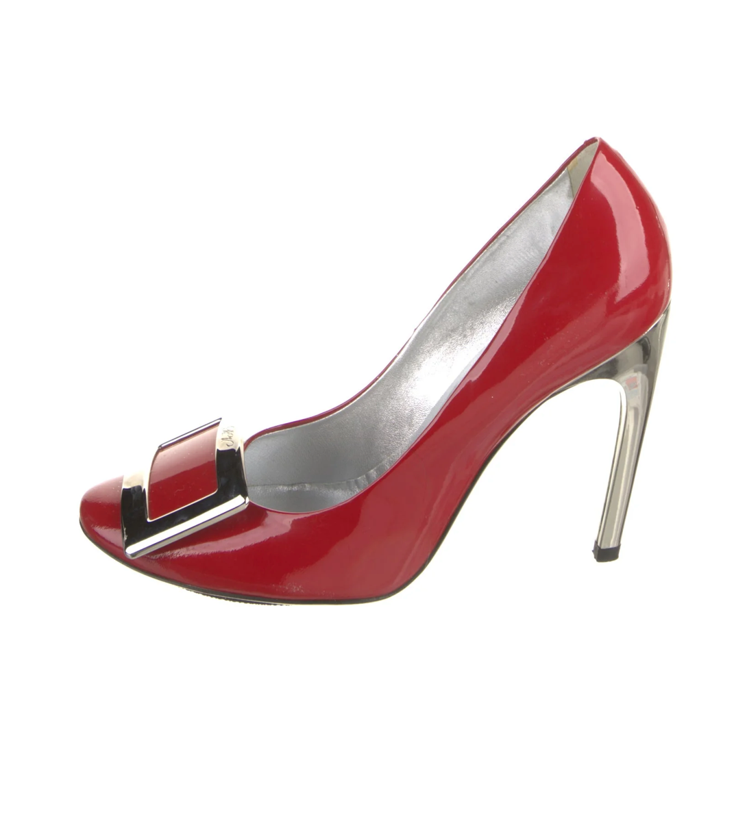 Roger Vivier Red Patent Leather Pumps