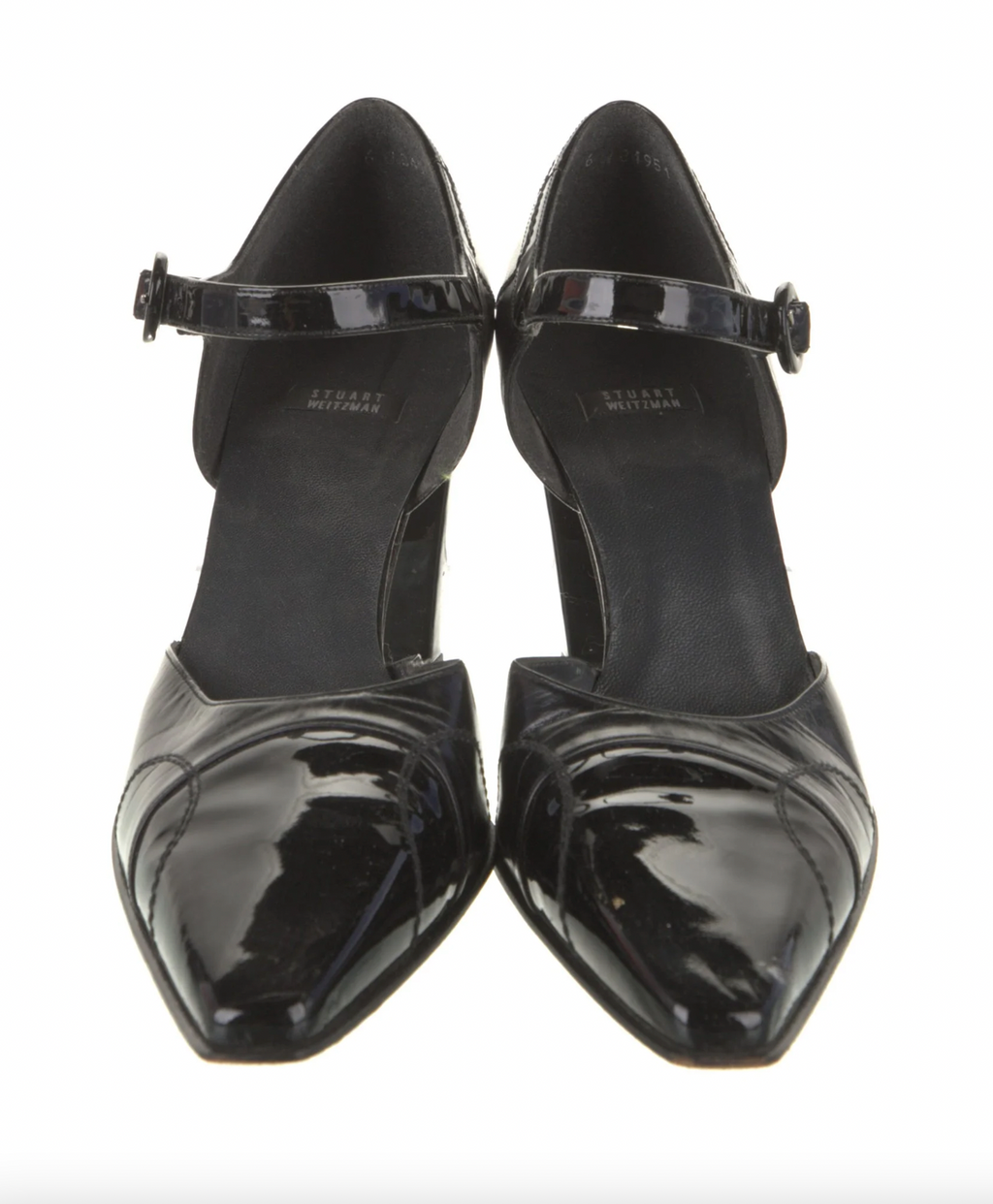 Stuart Weitzman Leather Mary Jane Pumps