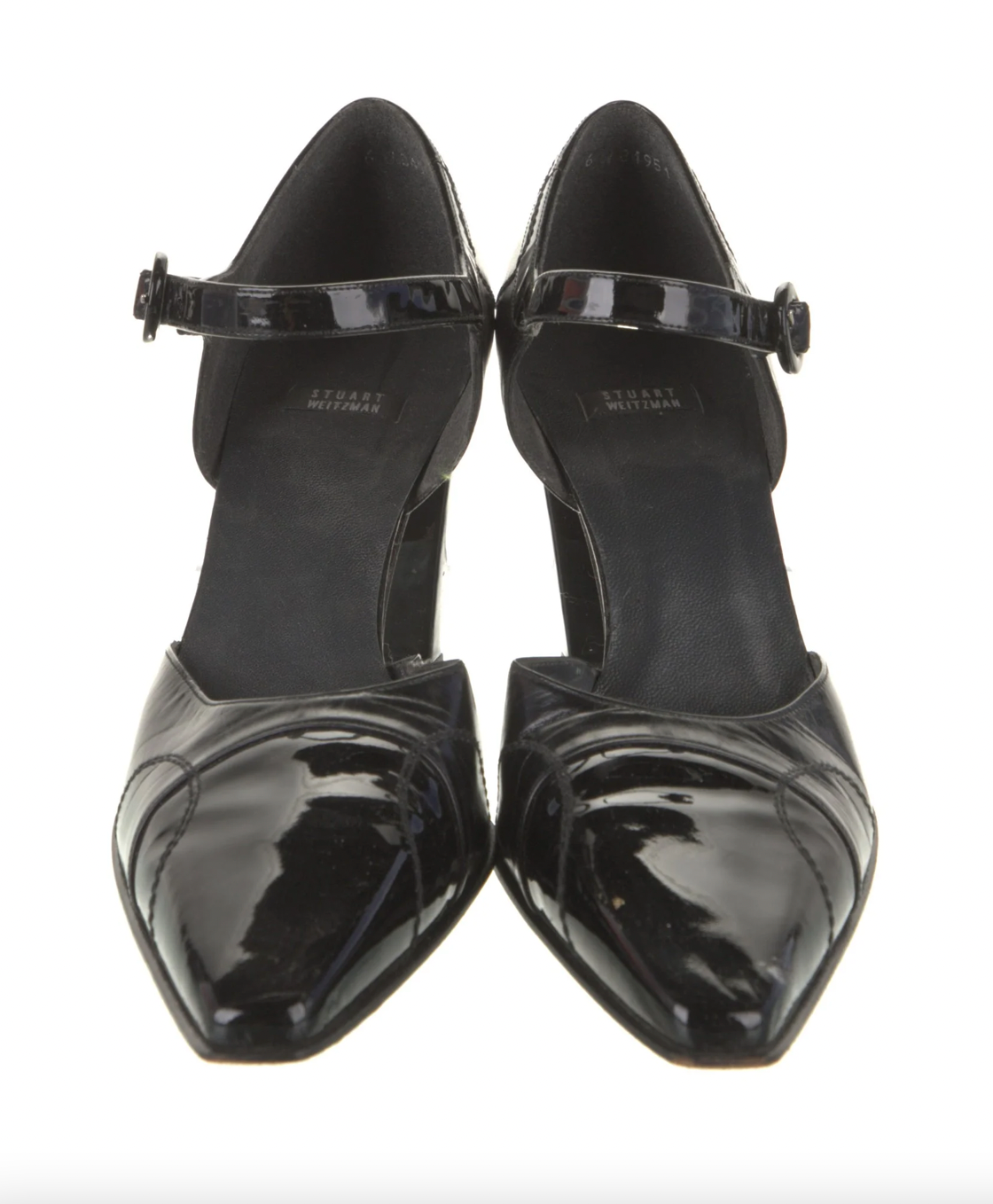 Stuart Weitzman Leather Mary Jane Pumps