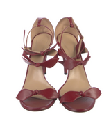 Chloé Leather Bow Accents Sandals