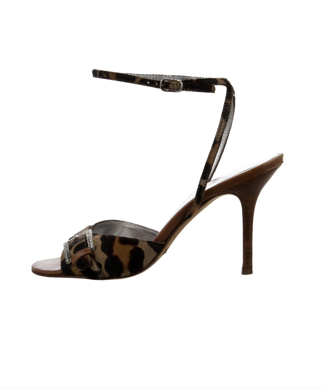 Dolce & Gabbana Ponyhair Cheetah Print Sandals