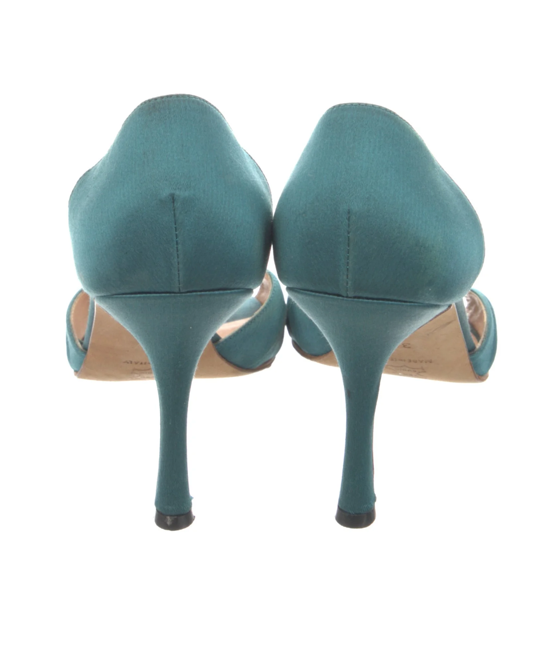 Manolo Blahnik Crystal Embellishments D'Orsay Heels
