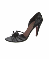 Prada Leather Floral Print Heels