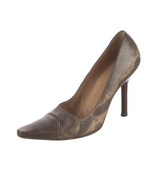 Gucci Karung Animal Print Pumps