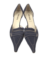 Prada Denim Kitten Heels