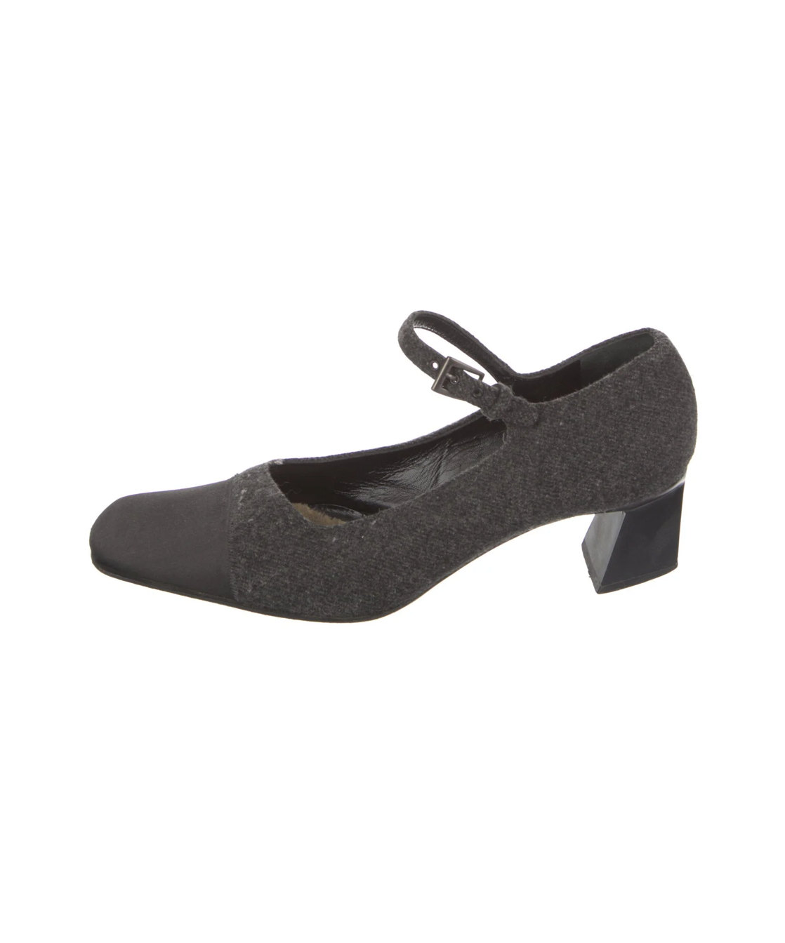 Prada Tweed Mary Janes