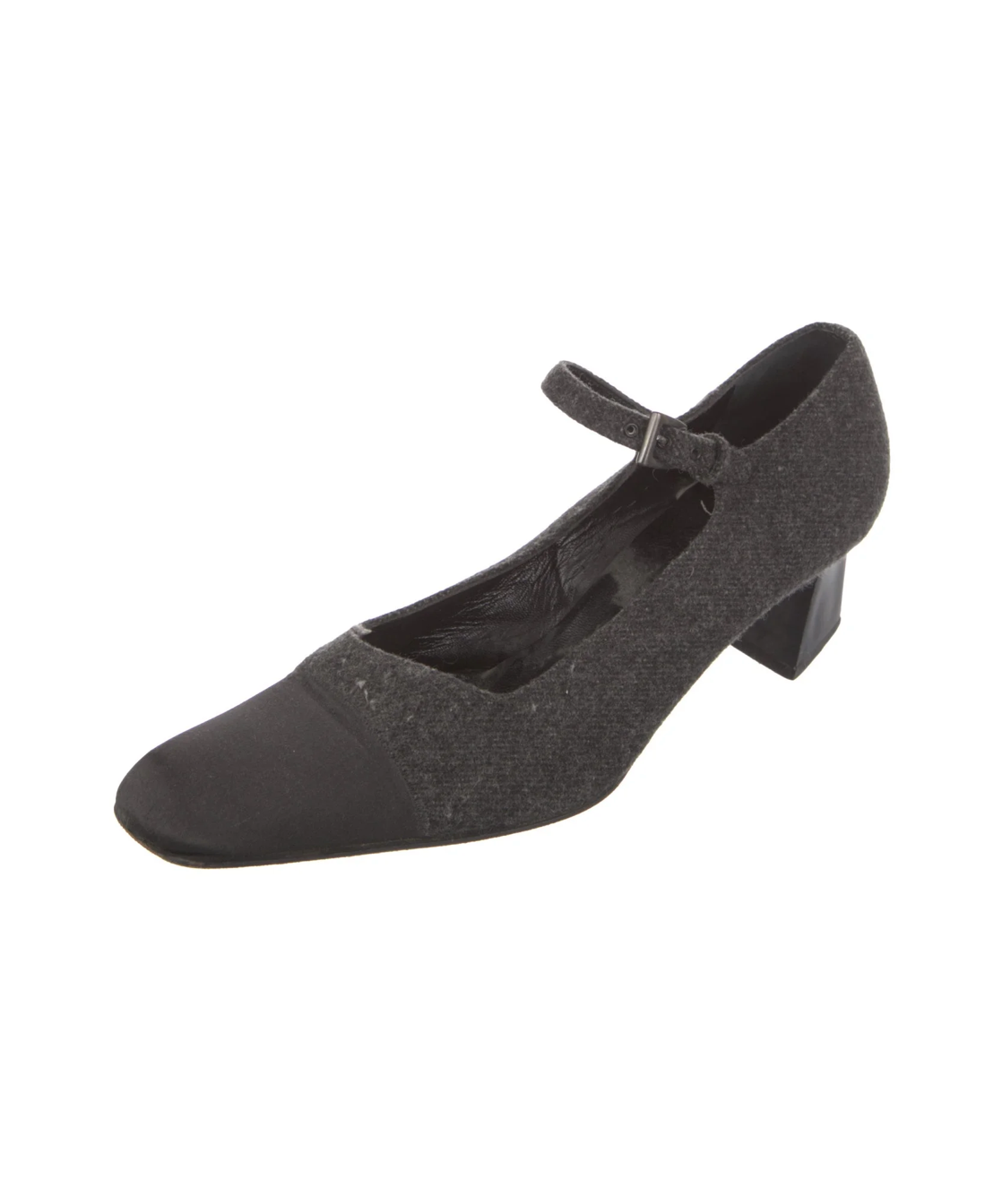 Prada Tweed Mary Janes