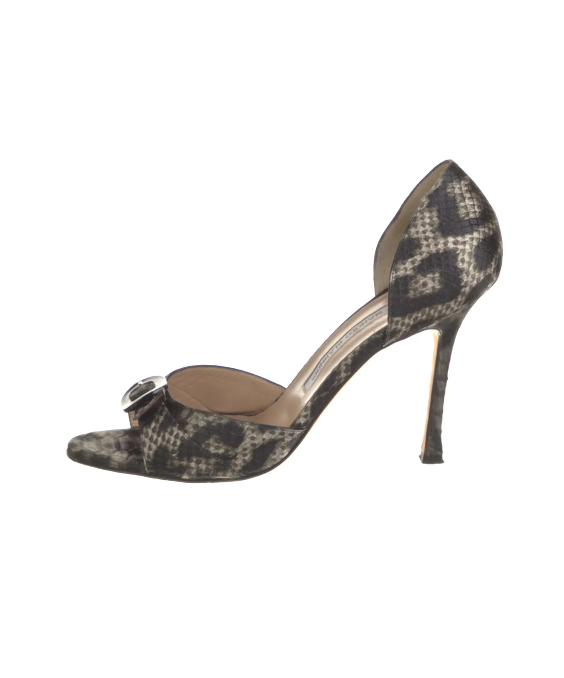 Manolo Blahnik Animal Print D'Orsay Heels