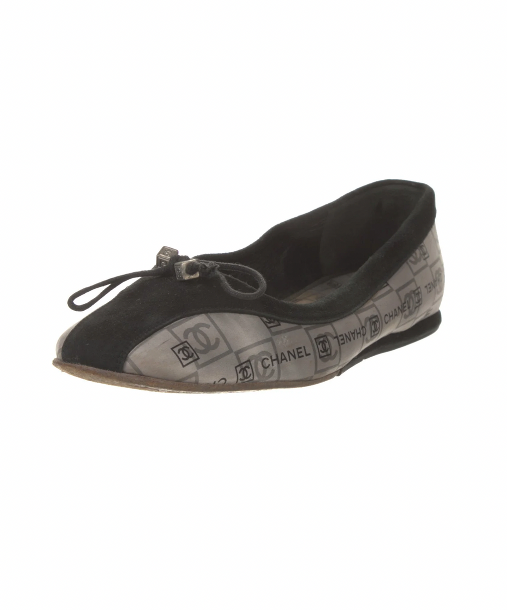 Chanel Vintage 2004 Dice Embellished Ballet Flats
