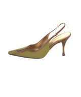 Dolce & Gabbana Canvas Colorblock Slingbacks