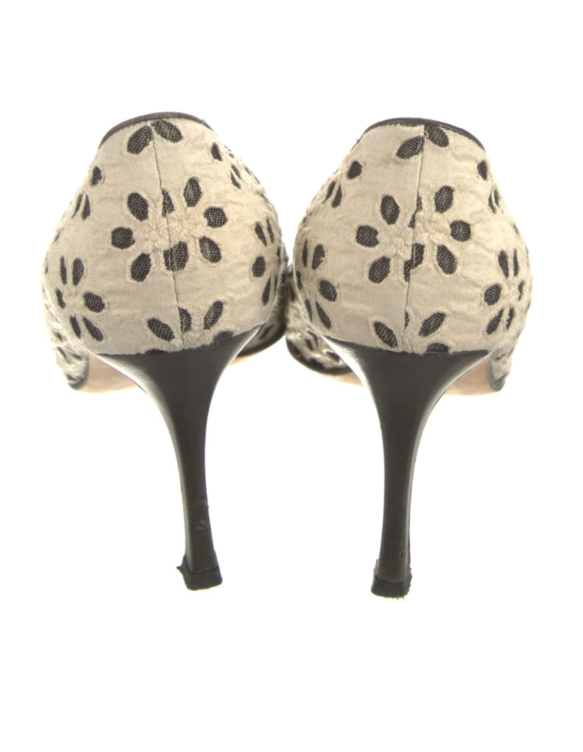 Manolo Blahnik Eyelet Pumps