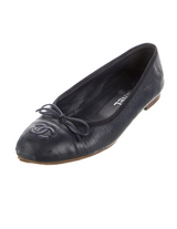 Classic Navy Chanel Ballet Flat