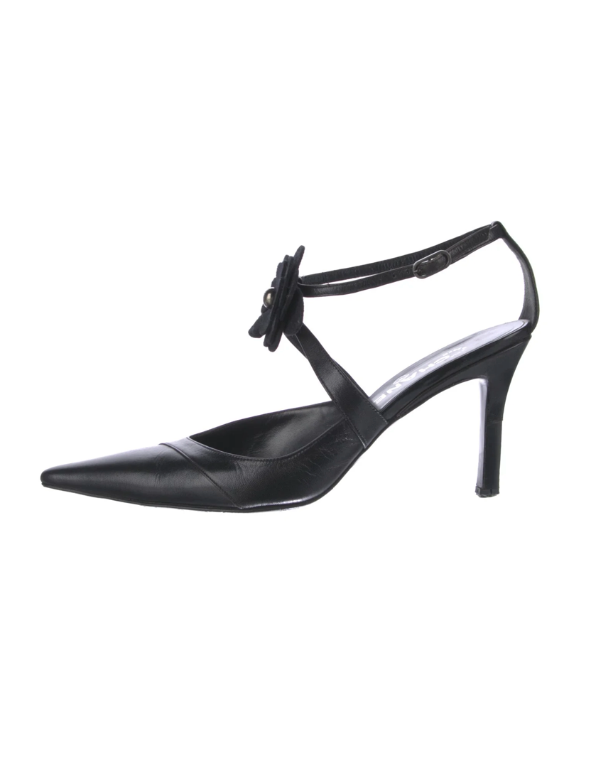 Chanel 2003 Floral T-Strap Pumps