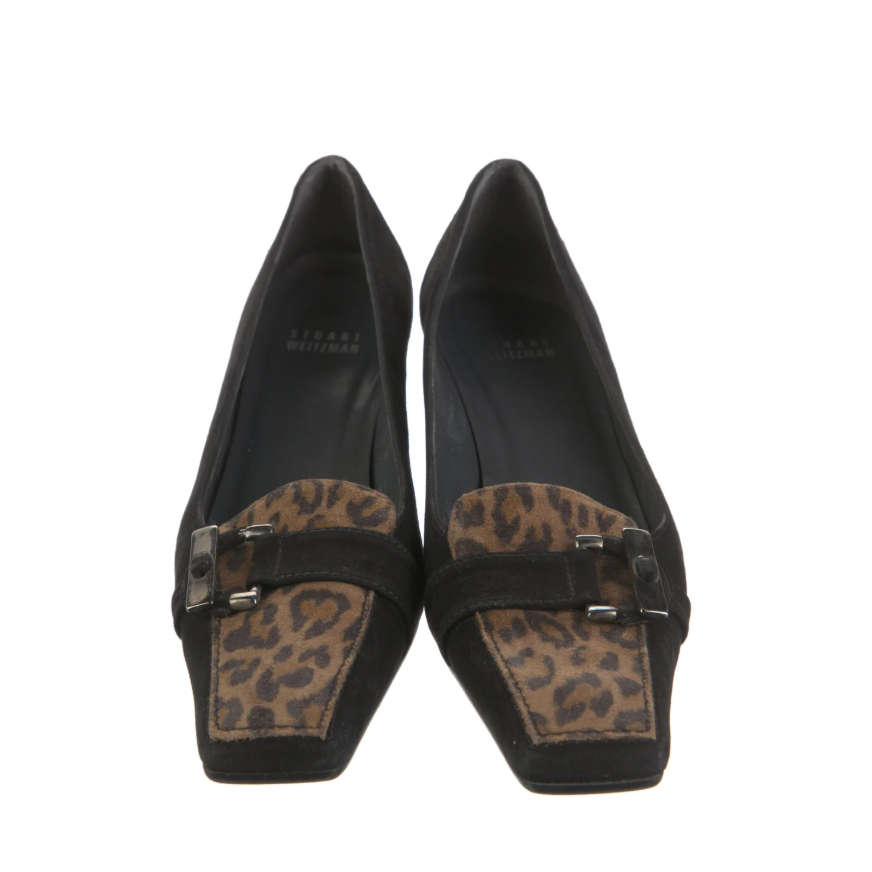Stuart Weitzman Cheetah Loafer Heels