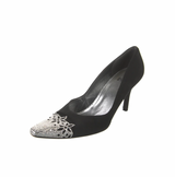 Stuart Weitzman Silver Embellished Pumps
