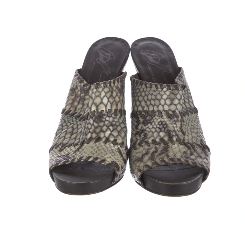 Couture Donald J Pliner Stitched Mules