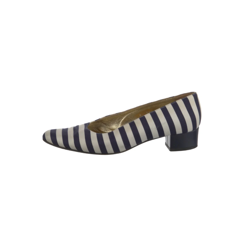 Escada Striped Pumps