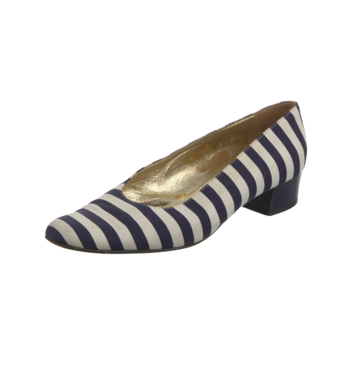 Escada Striped Pumps