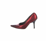 Donald Pliner Red Leather Pumps
