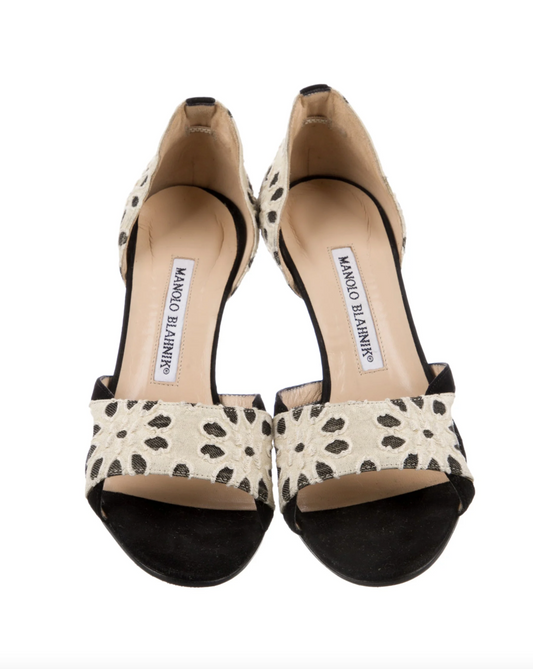 Manolo Blahnik Eylet Heels