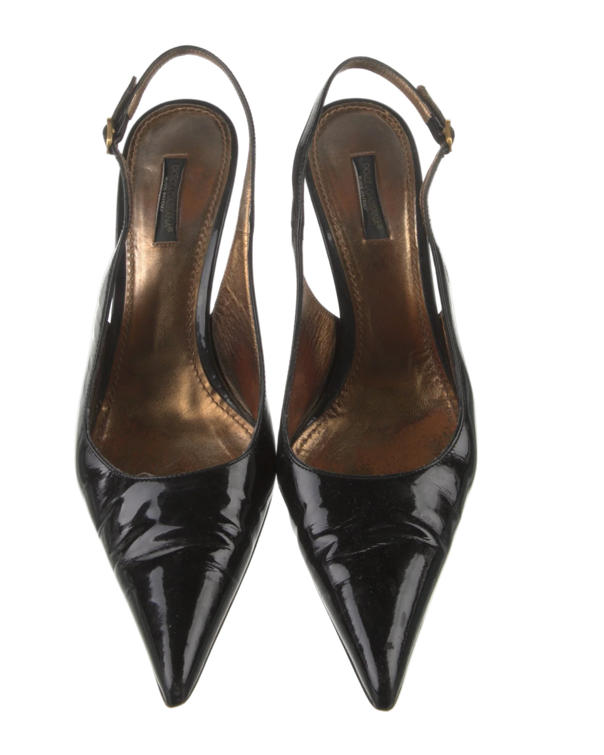 Dolce & Gabbana Patent Slingback, EU 38.5