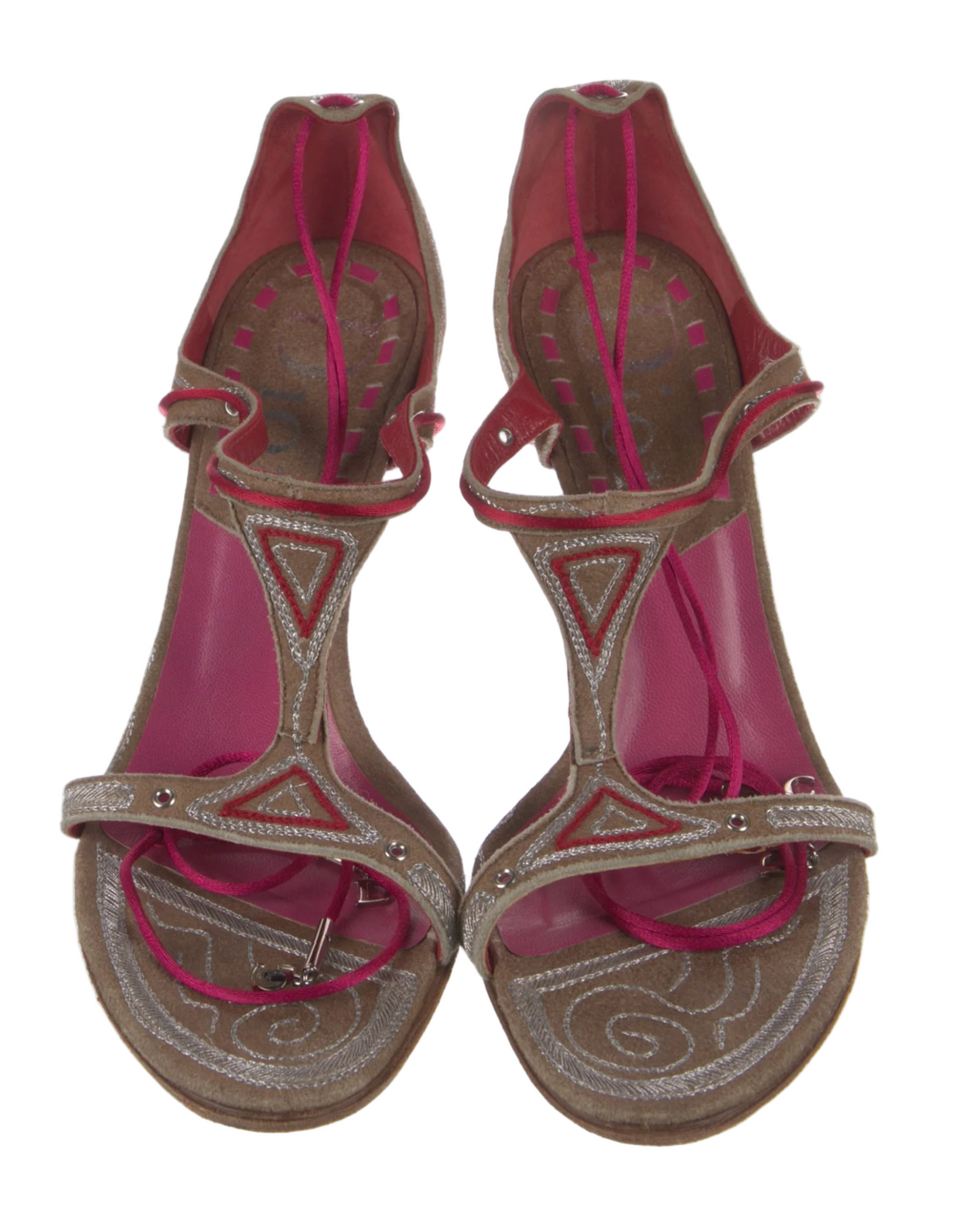 Christian Dior Embroidered Heels, EU 36