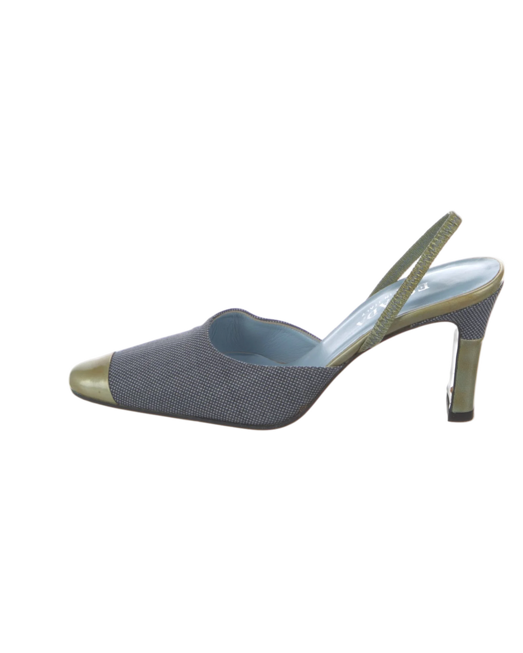 Escada Denim Slingbacks