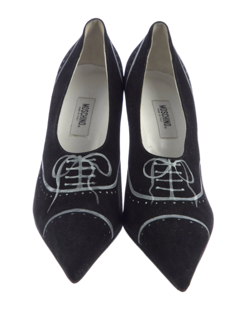 Moschino Suede Pumps