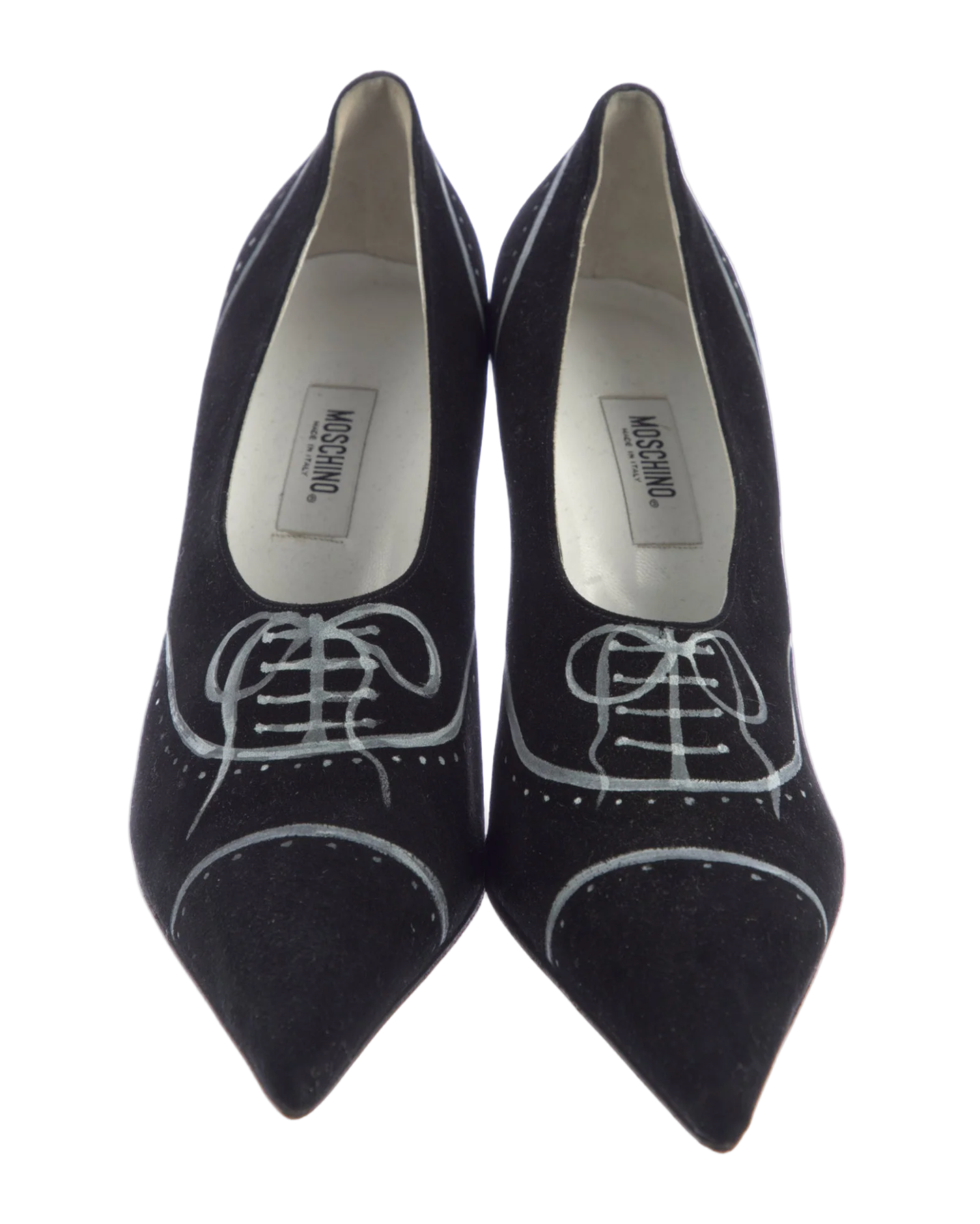 Moschino Suede Pumps