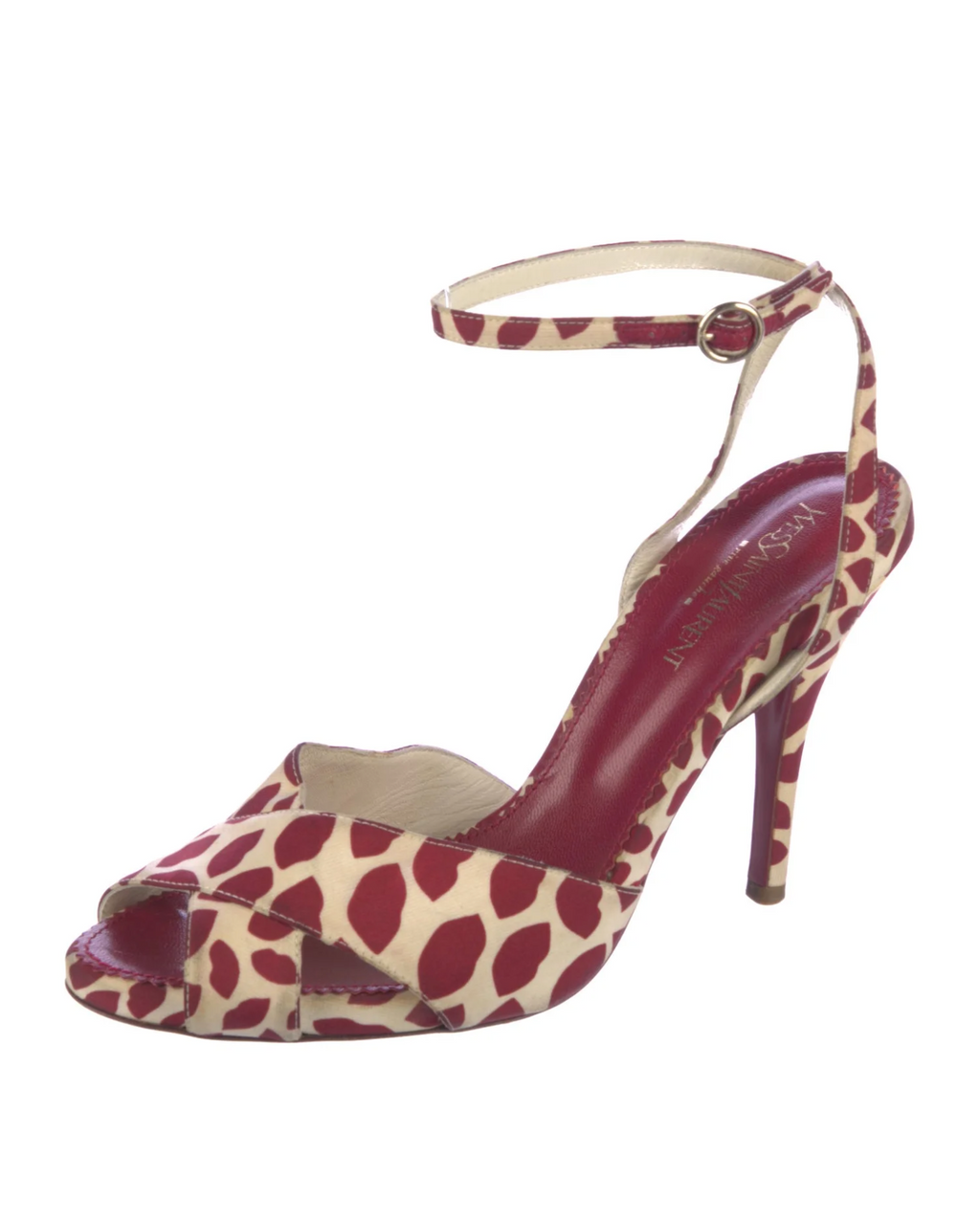 Yves Saint Laurent Lip Print Pumps