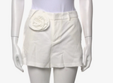 Blumarine white shorts with flower
