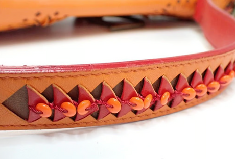 Rare John Galliano Dior Laser Cut Leather Saddle Bag