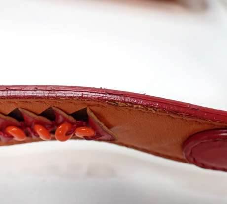 Rare John Galliano Dior Laser Cut Leather Saddle Bag