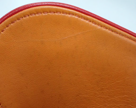 Rare John Galliano Dior Laser Cut Leather Saddle Bag