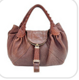 Spy Brown Leather Shoulder Bag