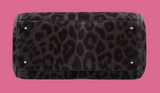 Dior Lady Pony Hair Leopard Print Handbag