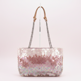 Prada Pink Iridescent Sequin Shoulder Bag