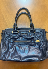 Miu Miu Black Leather Shine Vitello Bag