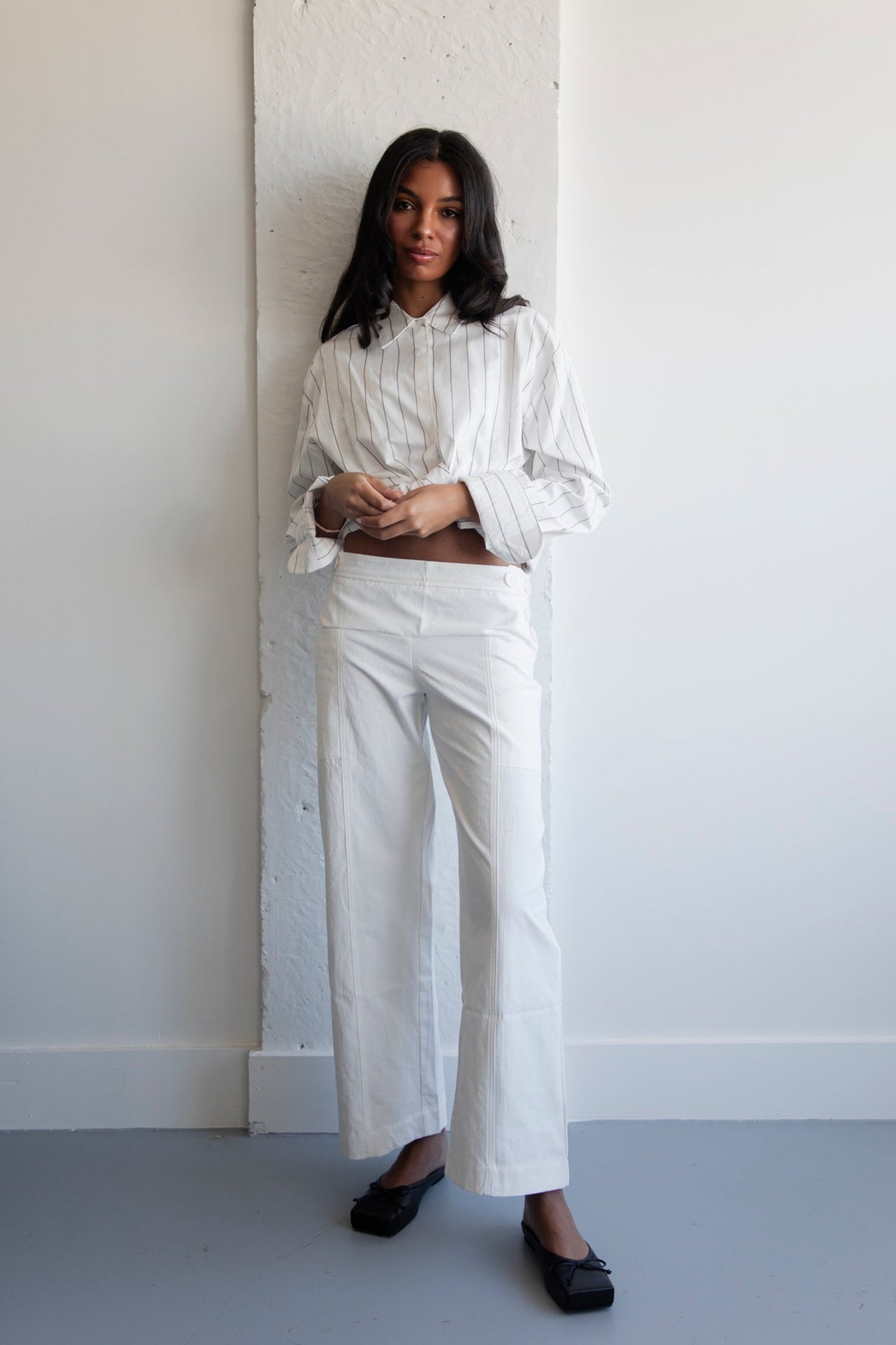 Bone straight leg pants