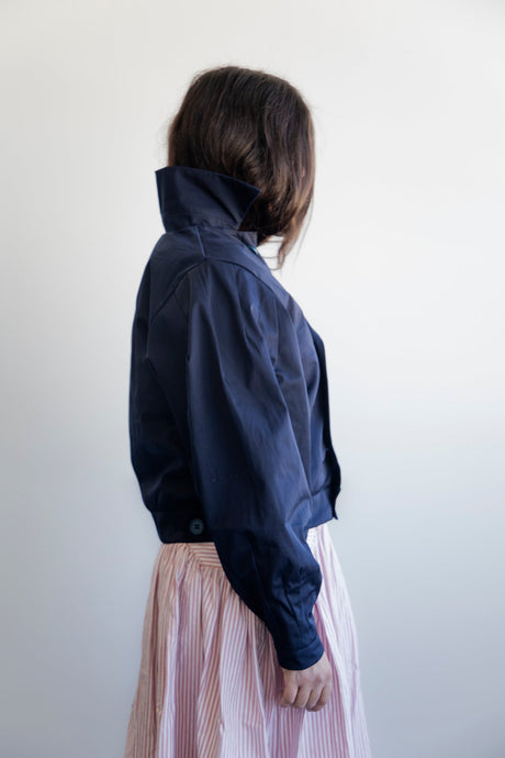 Navy double breasted jacket