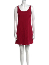 Love Moschino Scalloped Mini Dress